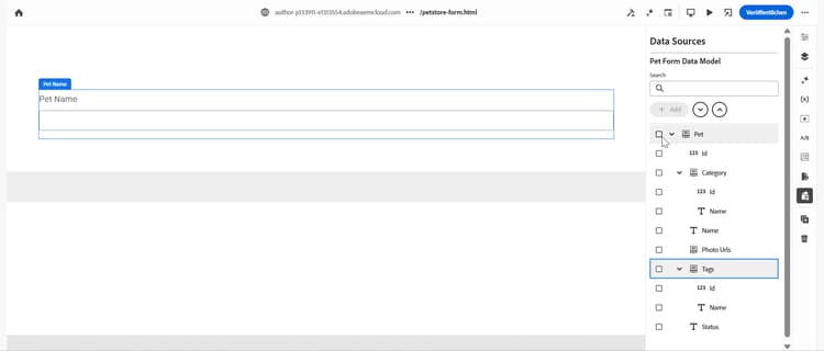 Formulardatenquelle