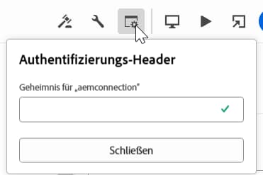 Kopfzeilen für die Authentifizierung