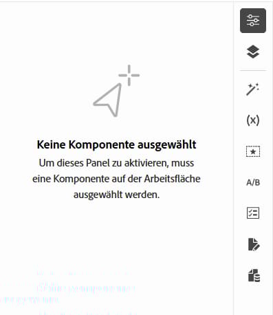 Bedienfeld „Eigenschaften“