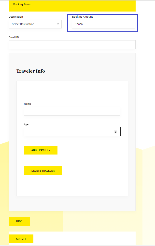 Formular für Datenregel importieren