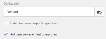 Aktivieren von Server-seitiger Validierung