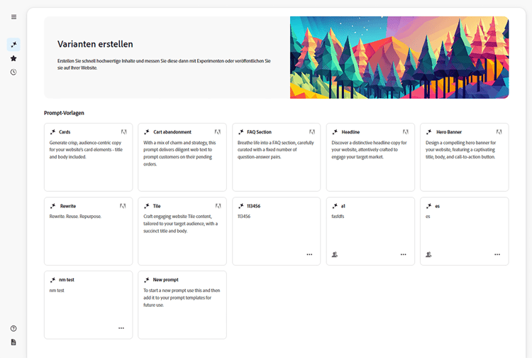 Varianten generieren – Prompt-Vorlagen