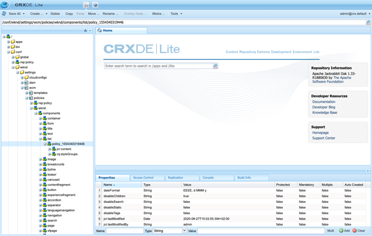 Knotenstruktur der Bedingung zum Ausblenden