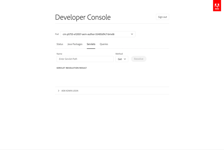 Developer Console 3