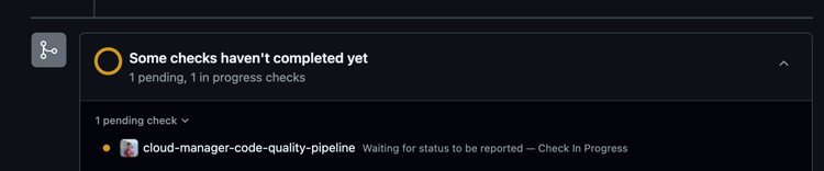 Commit-Status zur Angabe des PR-Validierungsprozesses in GitHub Enterprise