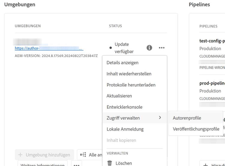 Überprüfen von Suffixen