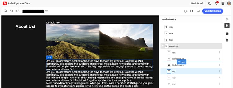 Neuanordnen von Komponenten