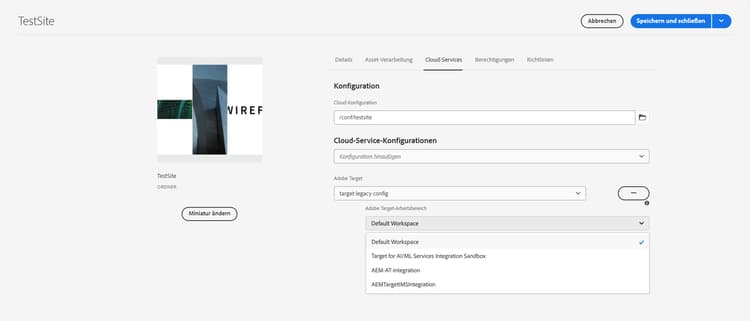 Ordner – Cloud Services