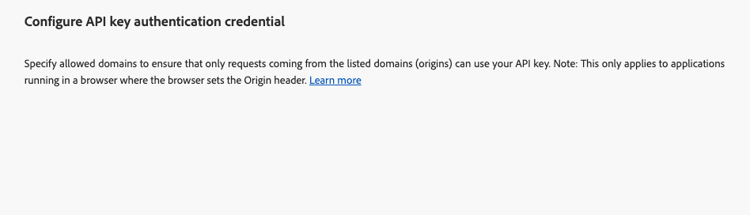 Konfigurieren zulässiger Domains