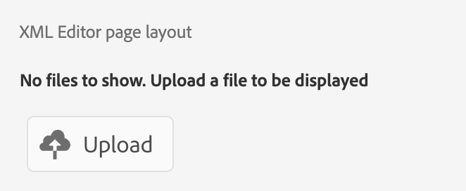 Upload-Schaltfläche