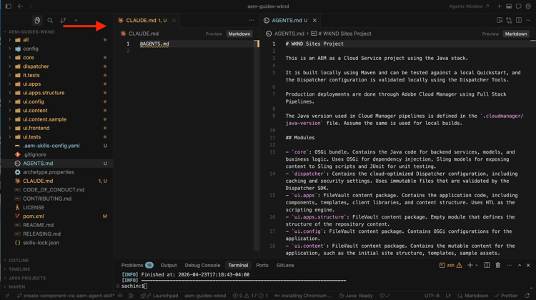 AGENTS.md-Erstellung