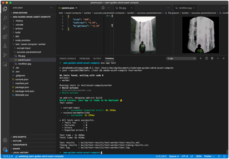 Test – Erfolgreich