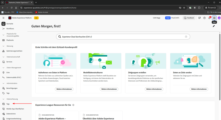 Adobe Experience Platform – Tags