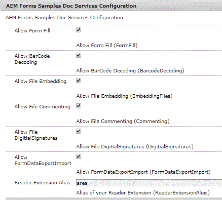 Konfigurationseigenschaften