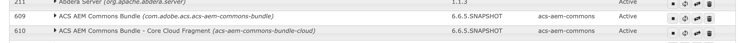 ACS AEM Commons-SNAPSHOT-Versions-Bundle