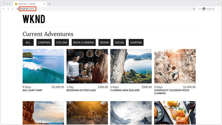SPA läuft auf http://localhost:3000