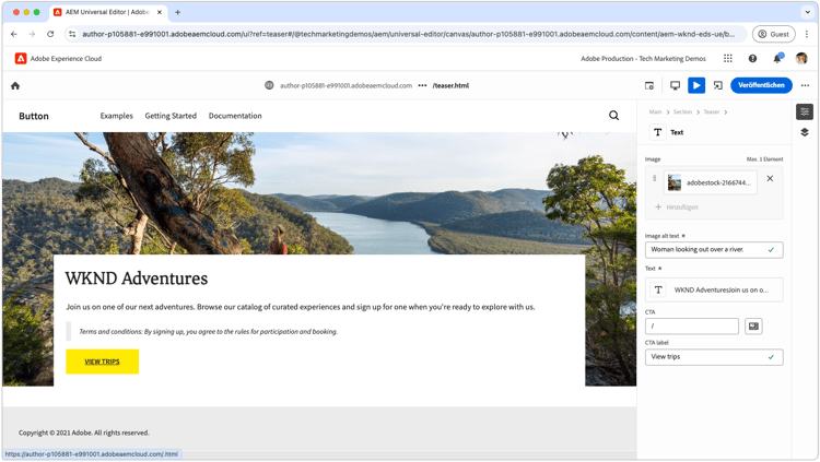 Entwickeln eines Blocks mit CSS und JS