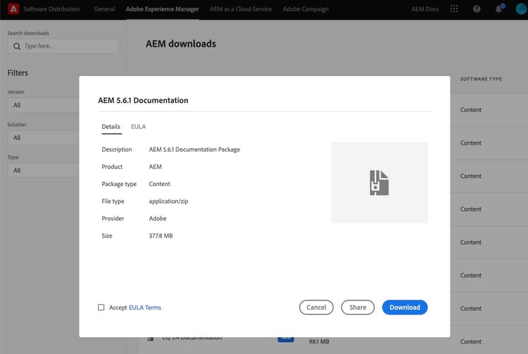 Beispiel für Software Distribution