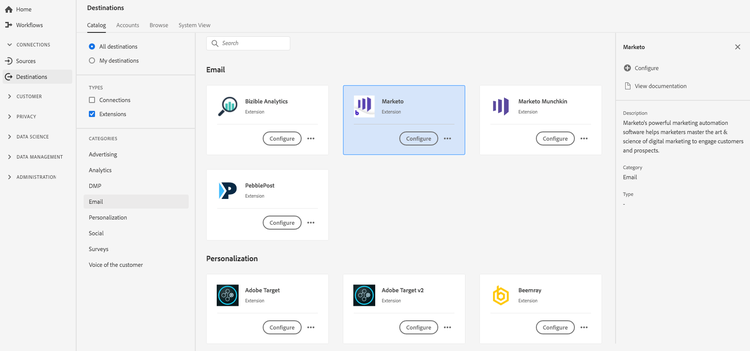 Marketo-Erweiterung