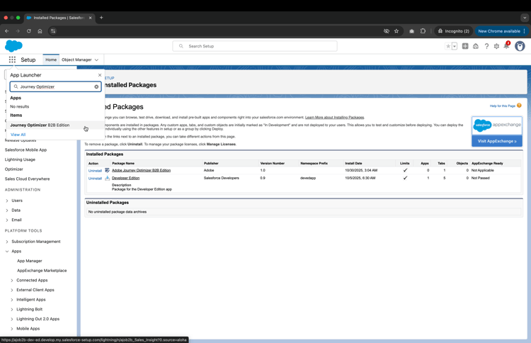 In-CRM-Insights in Salesforce eingerichtet