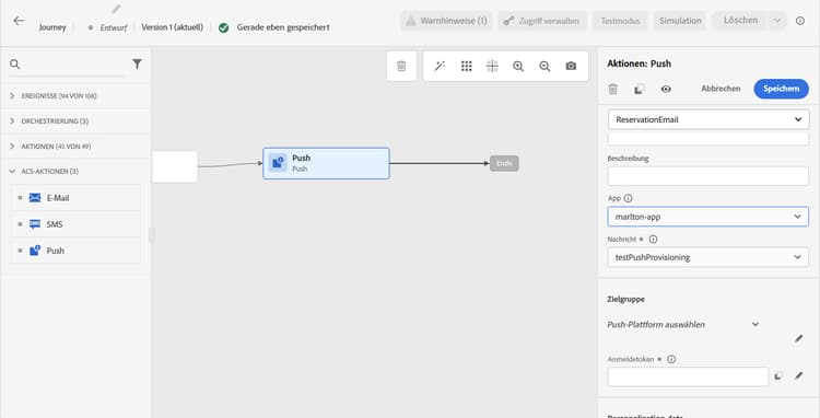 Erweiterter Ausdruckseditor für die Campaign Standard-Parameterzuordnung