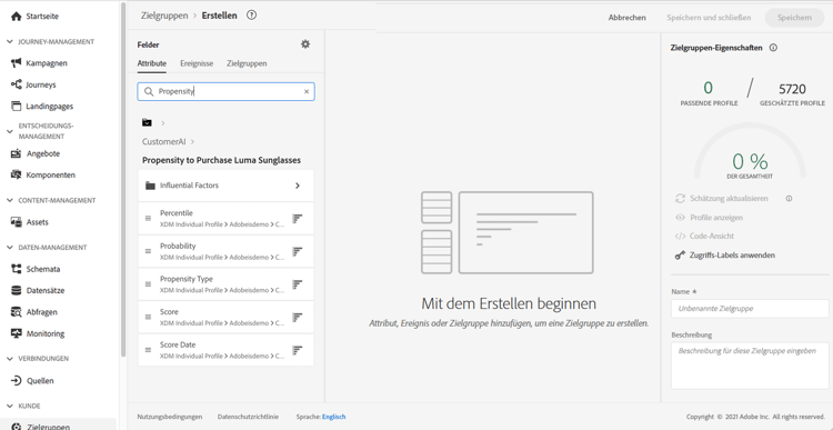 Kunden-KI-Integration mit Tendenzwerten und Prognosen