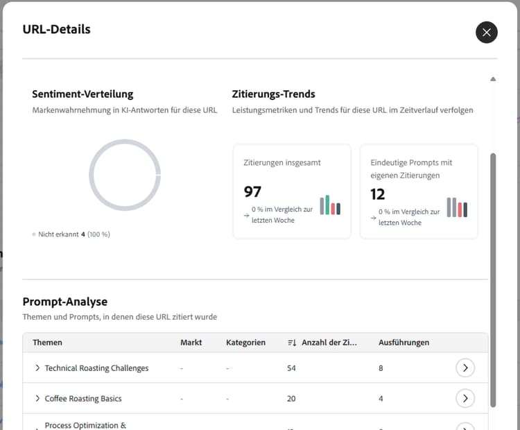 Fenster „Details“