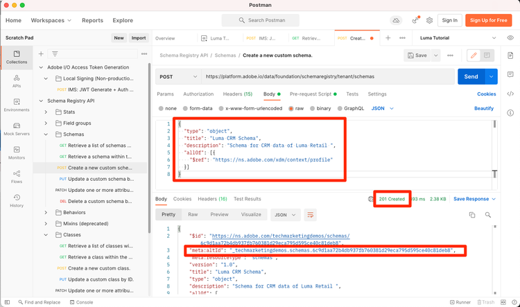 CRM-Schema erstellen