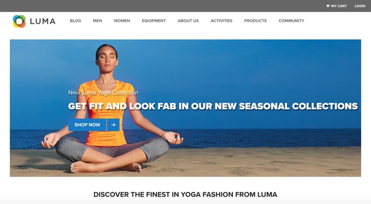 Website „Luma“