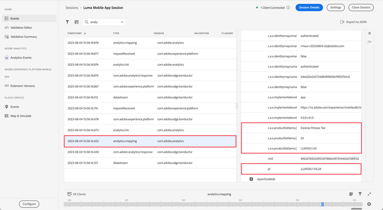 xdm-Treffer von analytics