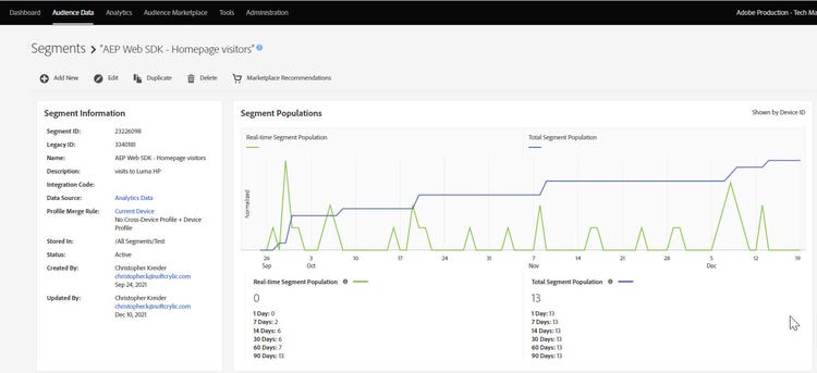 Adobe Experience Platform Audience Manager - Eigenschaft hinzufügen