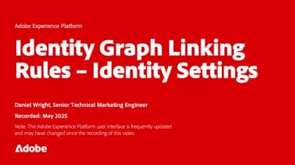 Verknüpfungsregeln für Identitätsdiagramme - Identitätseinstellungen