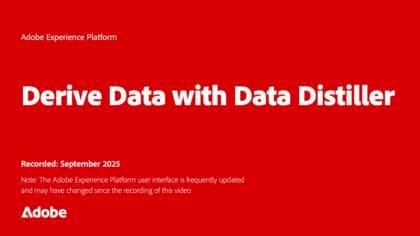 Ableiten von Daten mit Data Distiller