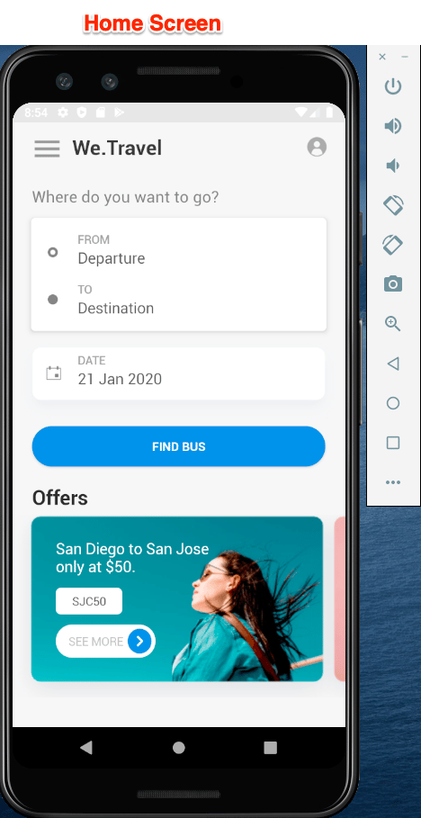 Öffnen Sie den App