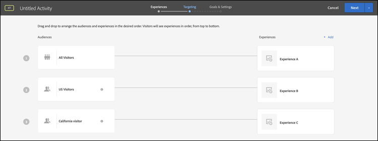 XT-Targeting-Diagramm