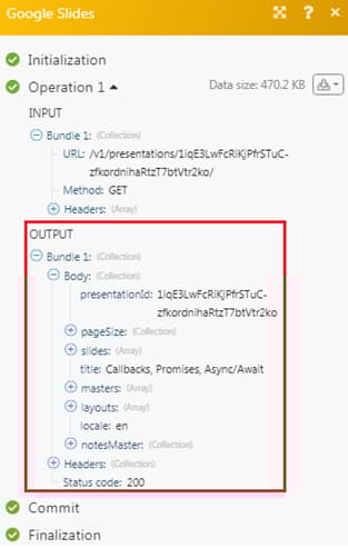 Präsentationsdetails