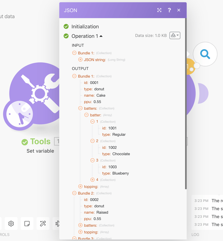Arbeiten mit JSON Bild 5