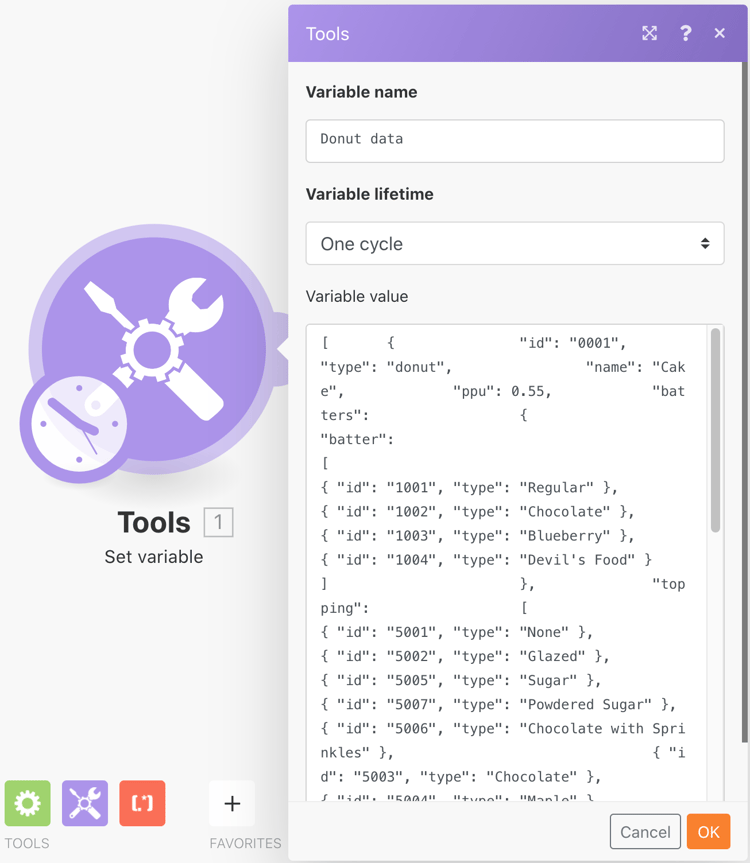 Arbeiten mit JSON Bild 2