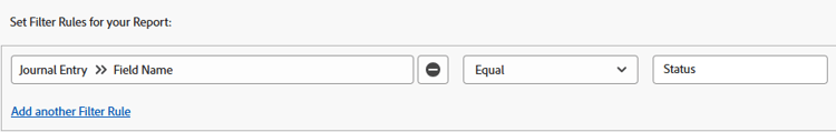 Journaleintragsstatus-Filter