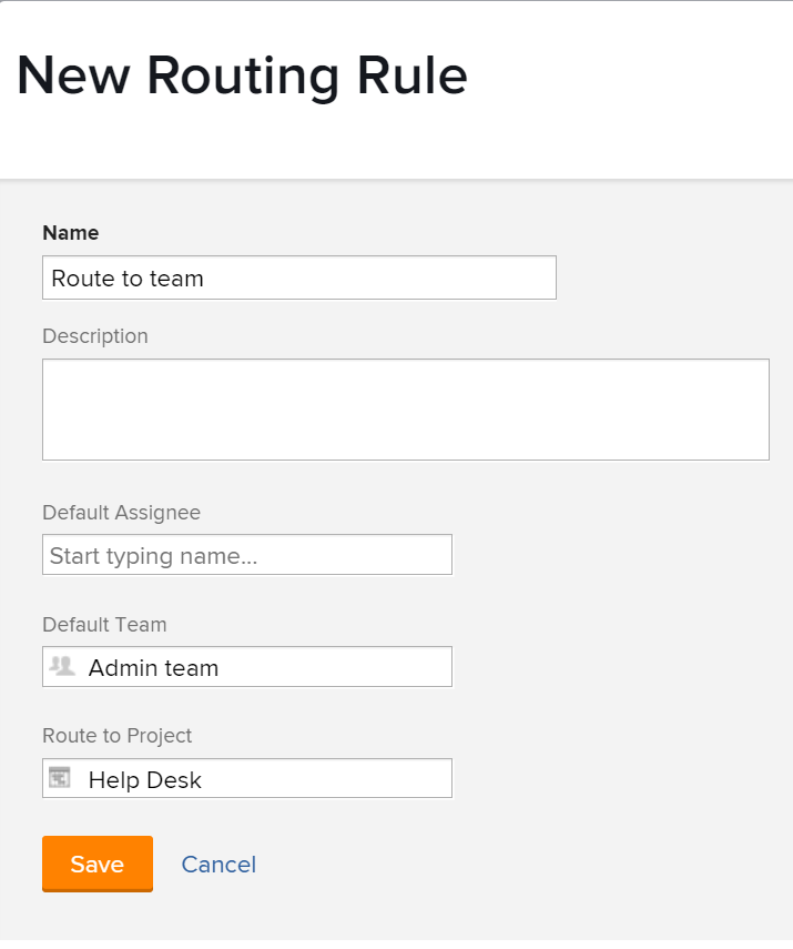 Neues Feld für Routing-Regeln