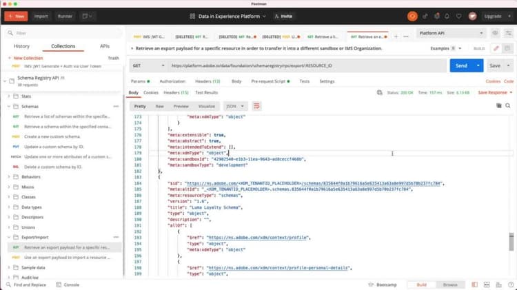 Kopieren von Schemata zwischen Sandboxes