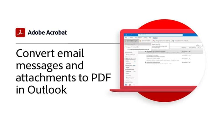 E-Mail-Nachrichten und Anhänge in Outlook in PDF konvertieren