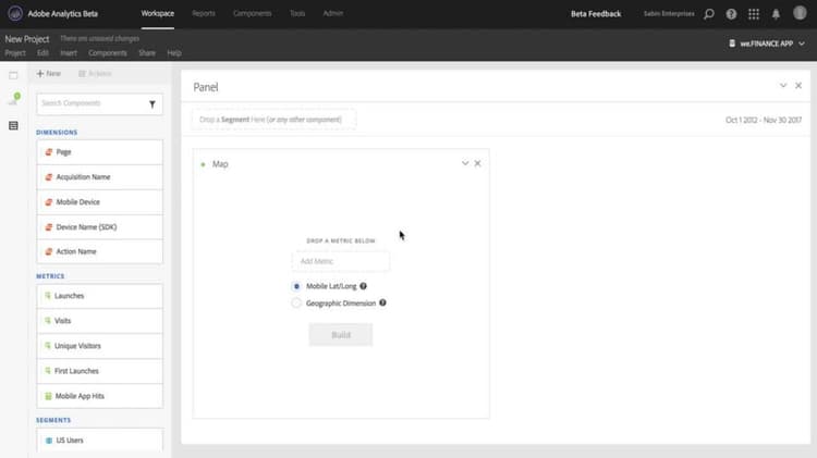 Kartenvisualisierung in Analysis Workspace