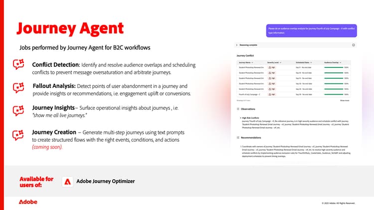 Screenshot der Eingabeaufforderungen und des Agentenumfangs