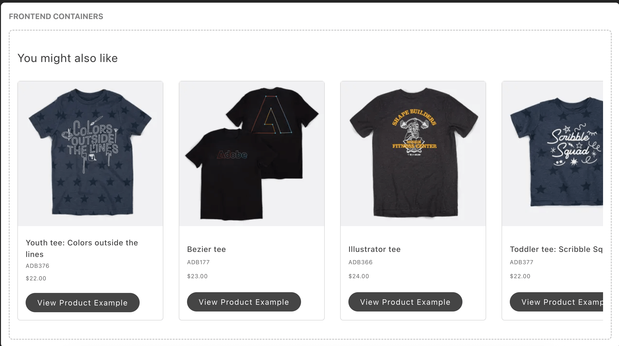 ProductList container