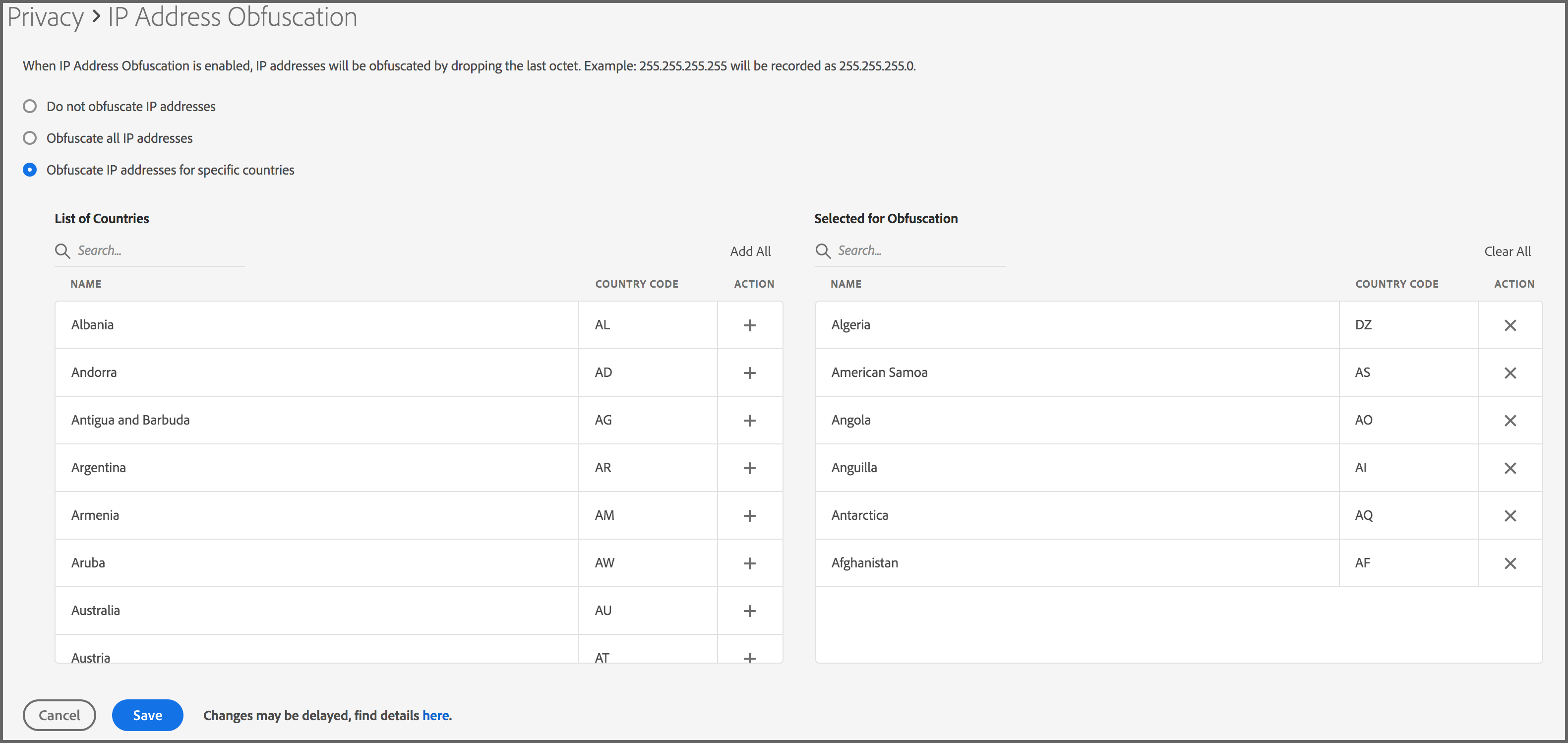 Ip アドレスの難読化 Adobe Audience Manager