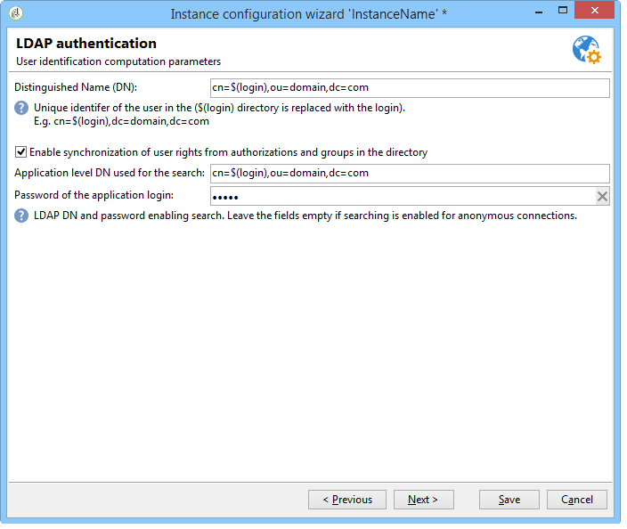 Ldap を介した接続 Adobe Campaign