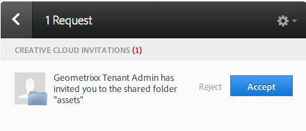 Acceptation de la demande