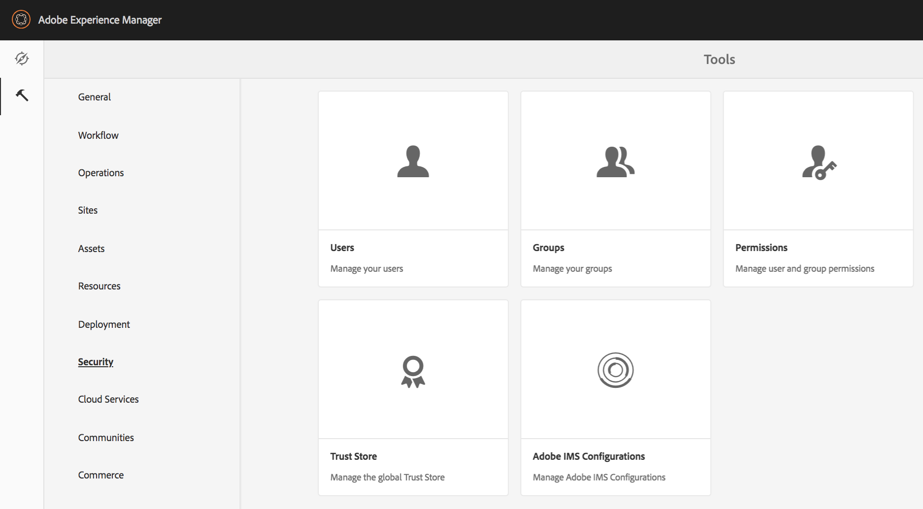 Principal View For Permissions Management | Adobe Experience Manager