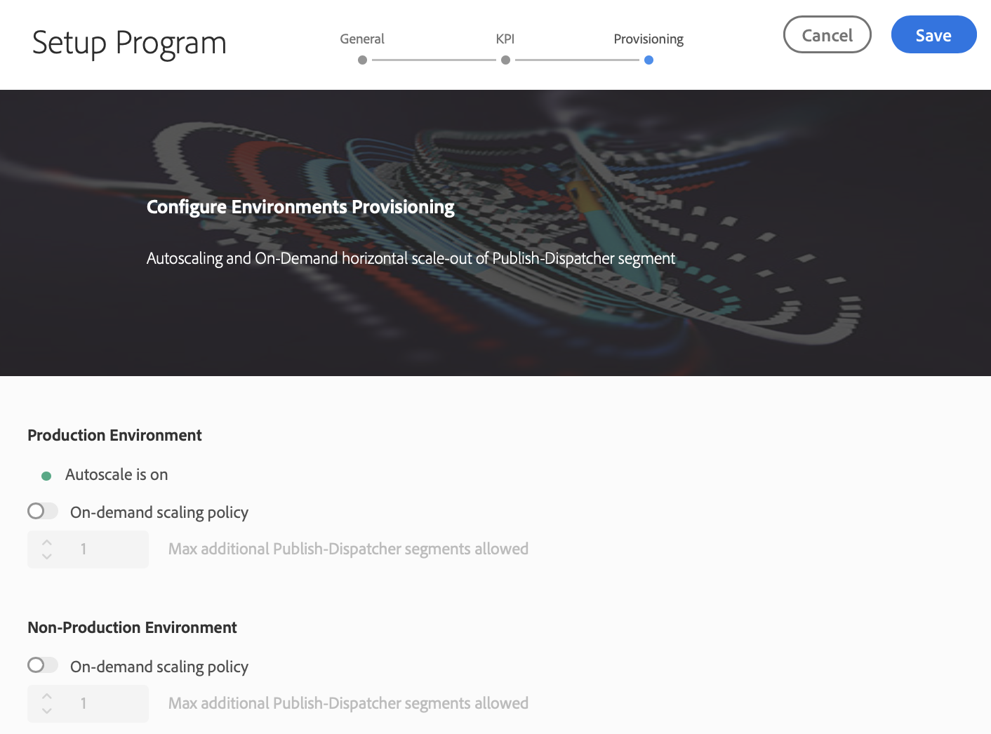 Program Setup Adobe Experience Manager